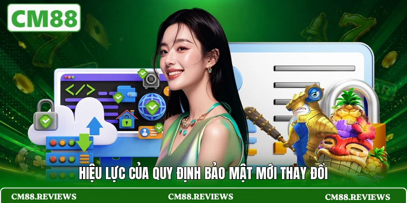 Hiệu lực của quy định bảo mật mới thay đổi